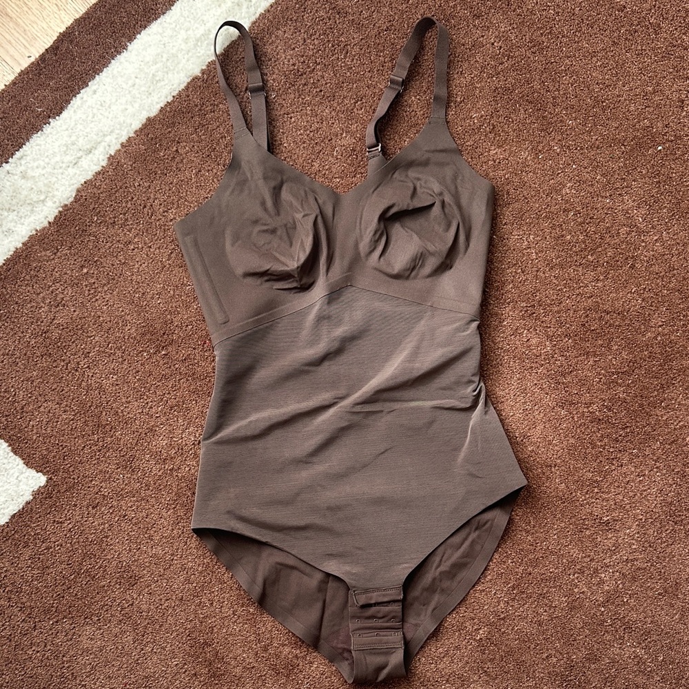 HoneyLove Brown Shapewear Bodysuit size S